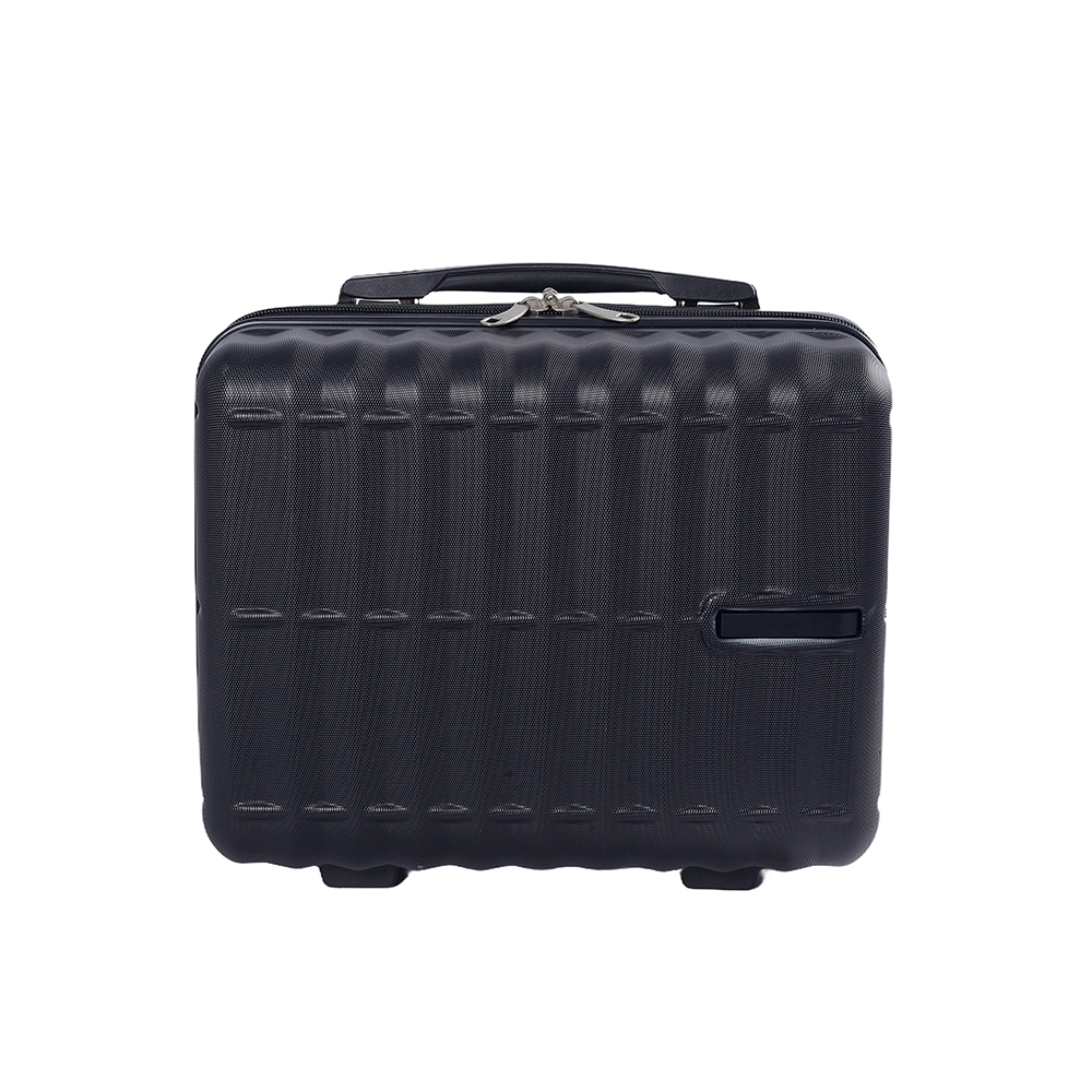 ABS+PC 14-calowe plastikowe, twarde pudełko na kosmetyki, lekkie etui
