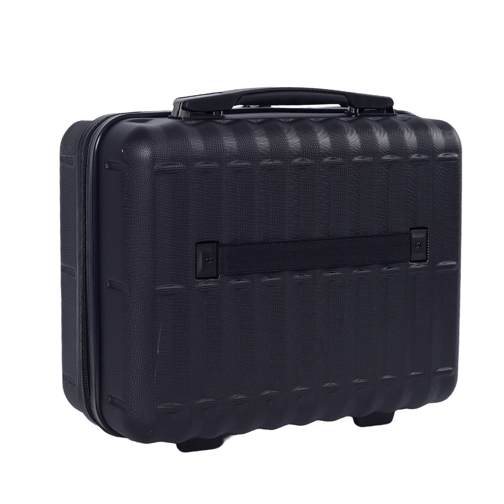 ABS+PC 14-calowe plastikowe, twarde pudełko na kosmetyki, lekkie etui